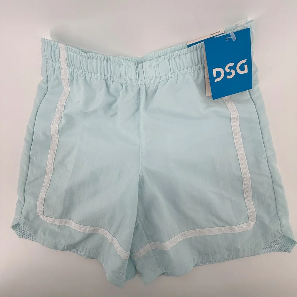 DSG Nylon Athletic Shorts Light Blue Youth Size‎ S NEW